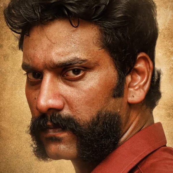 Childhood photo of Arulnithi with his father