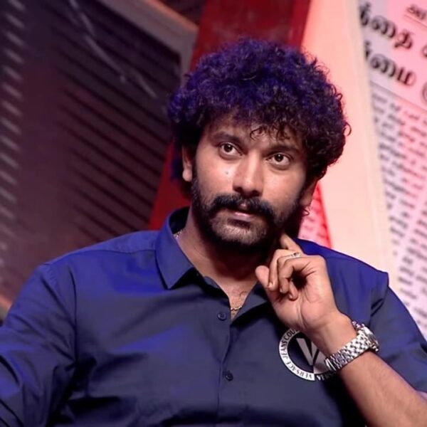 Arulnithi family photo with Tamil cinema legacy